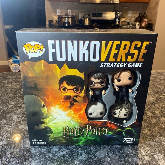Funko POP! Verse Strategy Game NEW Harry Potter Complete 4 figures NIB - Picture 1 of 5